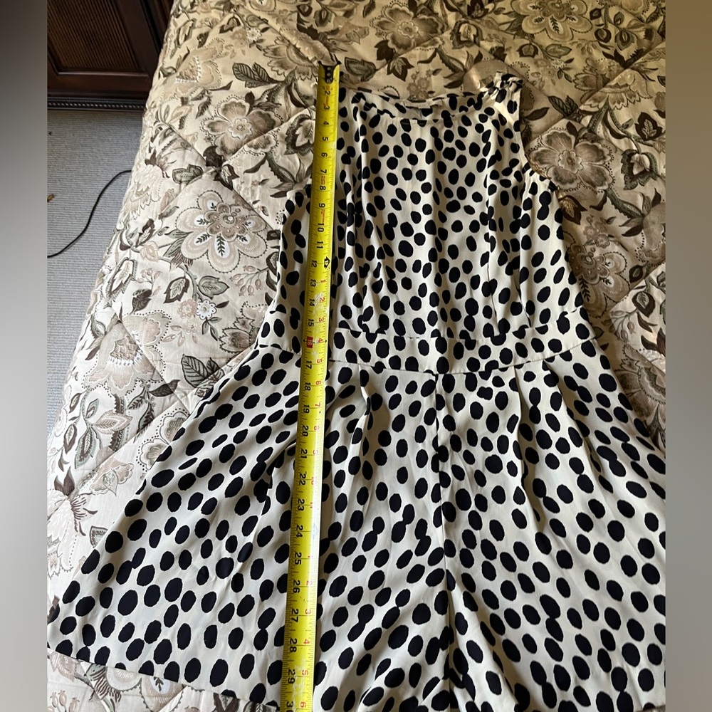 Loft Beige Black Printed Romper - Picture 16 of 16